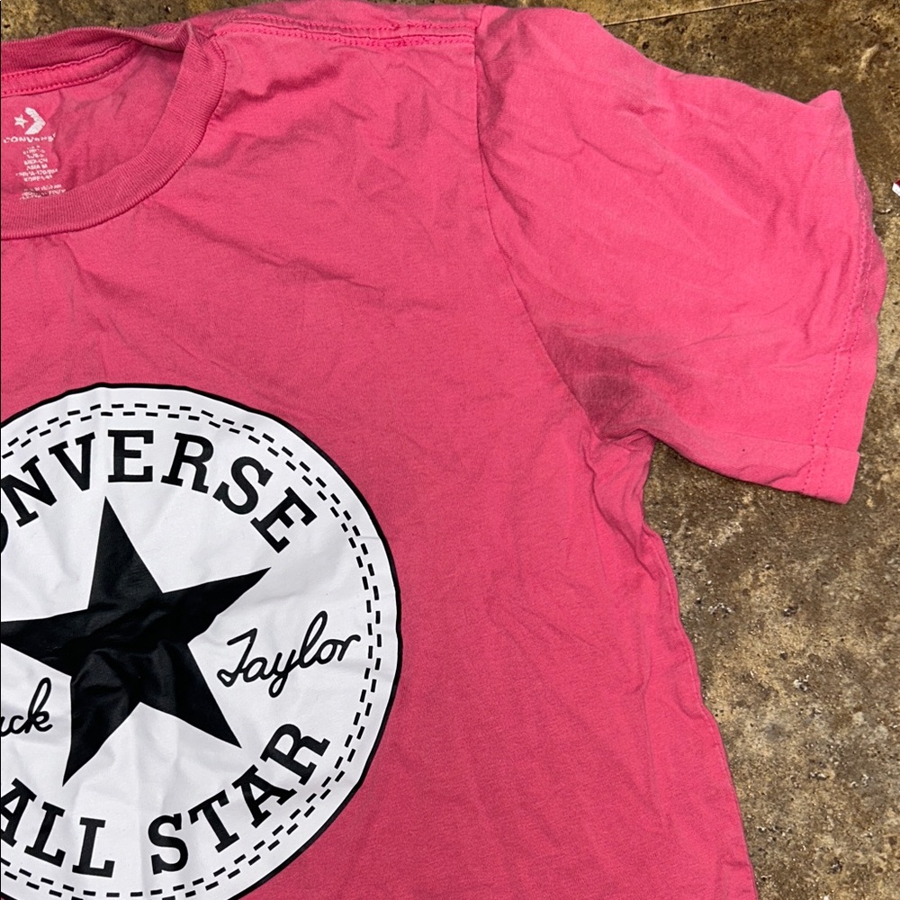 Converse Pink All Star T-Shirt - Picture 4 of 6